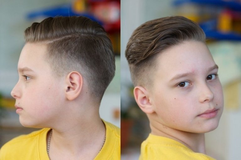 Štýl účesy pre deti Nápady na bočný štýl v štýle chlapcov