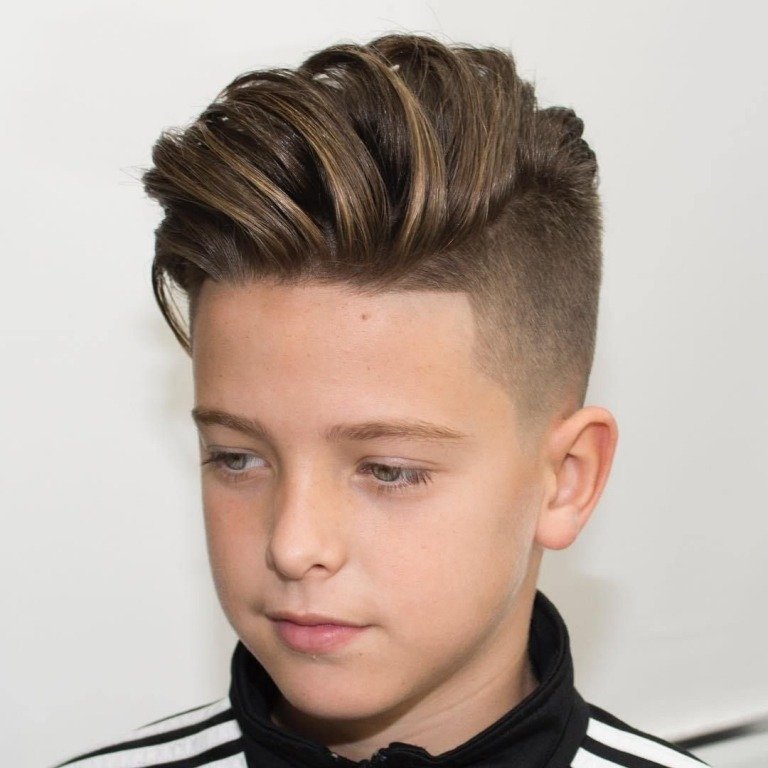 Sidecut chlapci štýl malé deti