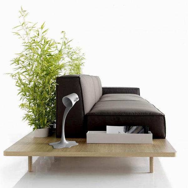 Stolová lampa YEONGWOO KIM rozliala šálku čaju Dizajnové stolové lampy YEONGWOO KIM rozliali šálku čaju