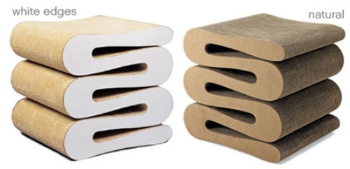 nápady na dizajn stoličky neobvyklý tvar krútiť modelom