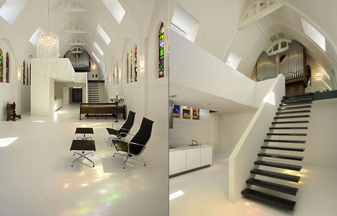 moderný biely bytový interiér