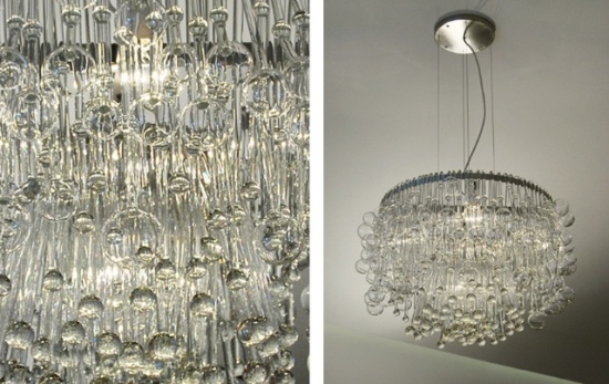 Dizajnový svetelný luster krištáľovo moderný Dizajnové svetlá-luster kryštál