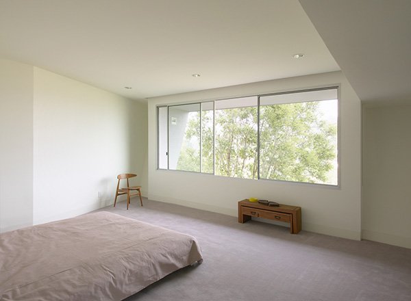 Dom na svahu Johnston Marklee - spálňa