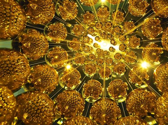 moderne zrkadlový luster