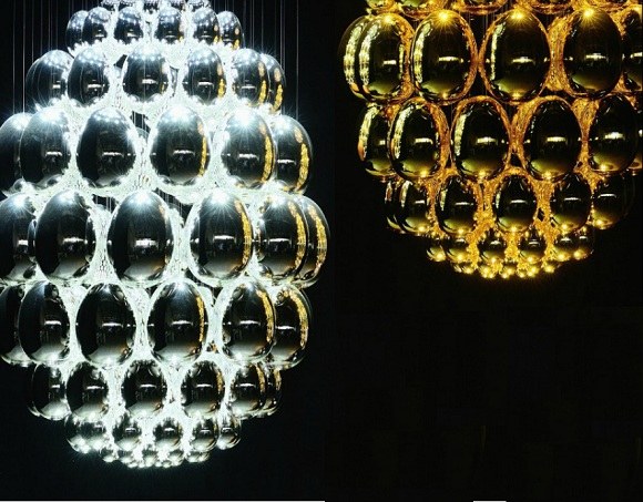 brilantný luster-Uovo-čierna-perla