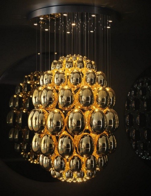 pôsobivý-zrkadlový-zlatý luster