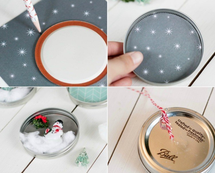 Upcycling na Vianoce - navrhovanie obrázkov vo veku plechoviek pre prívesy