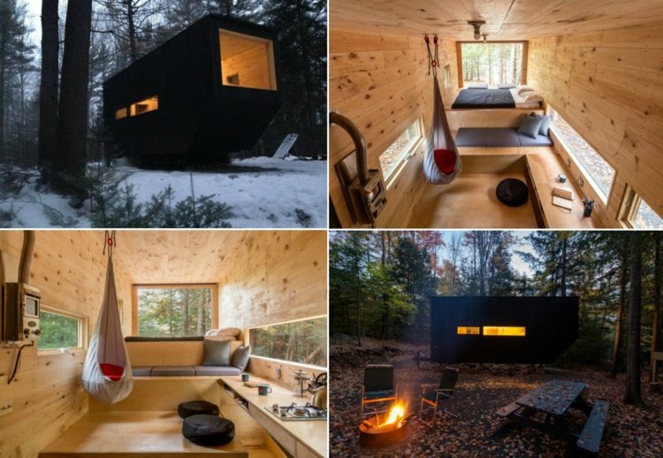 dovolenka v Alpách clara-usa-drevo-moderná-čierna-fasáda