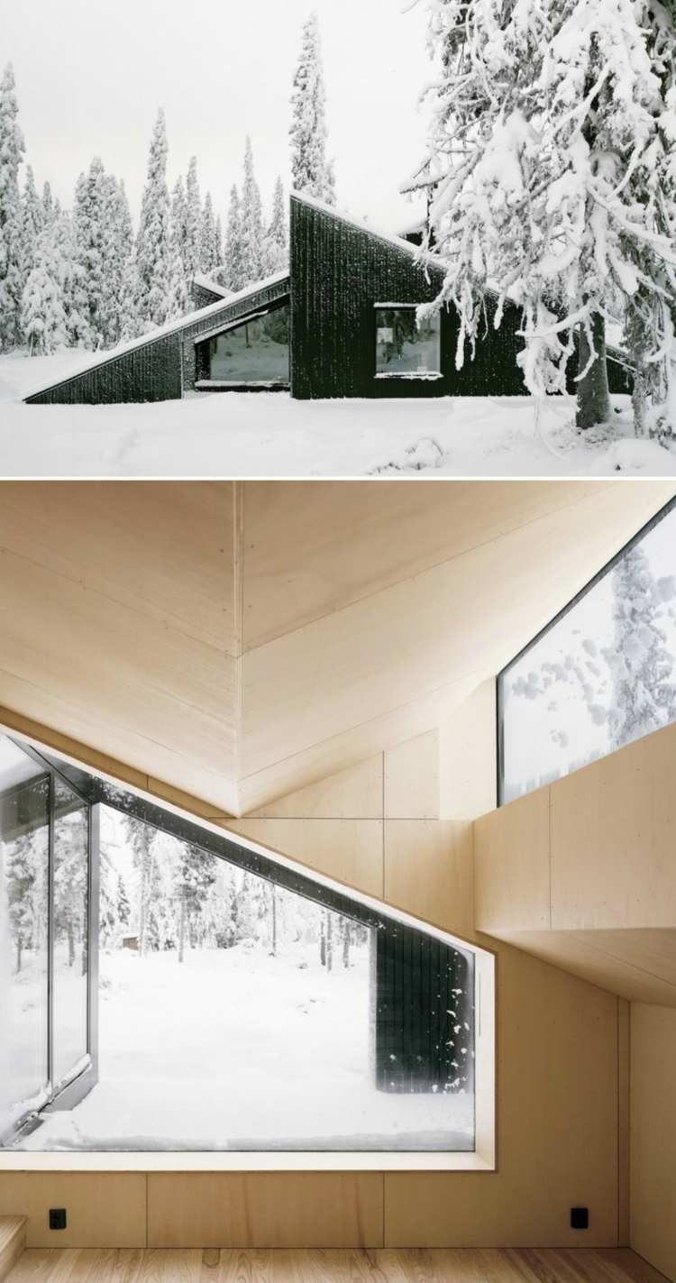 dovolenka v Alpách Nórsko-čierna-minimálny stôl-tradičný