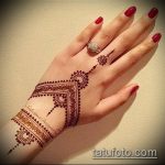 Zdjęcie tatuażu Wzory henny (henna tatuażu) (wartość) - przykładowy rysunek - 028