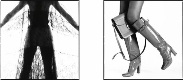 Tylová tkanina ozdobila dámske doplnky valentínskou módou Látka-obuv-doplnky-Valentino