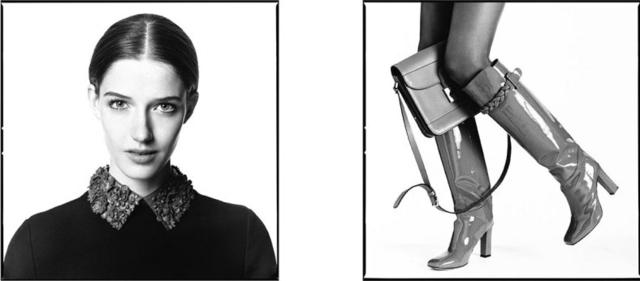 Modely z Európy pre sezónu Valentino jeseň zima Ine-Neefs-Valentino-pripnuté vlasy