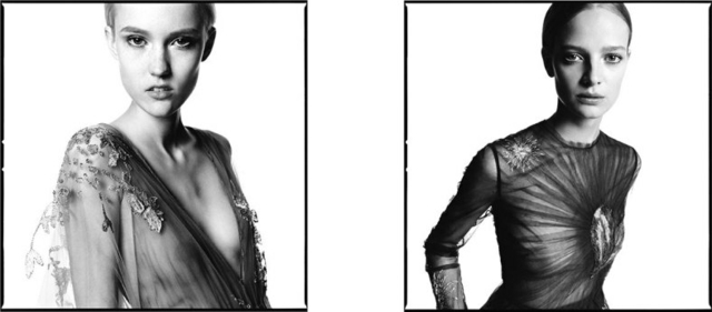 Módna kolekcia Valentino jeseň zima 2014 2015 Josephine-van-Delden-for-Valentino-Harleth-Kuusik