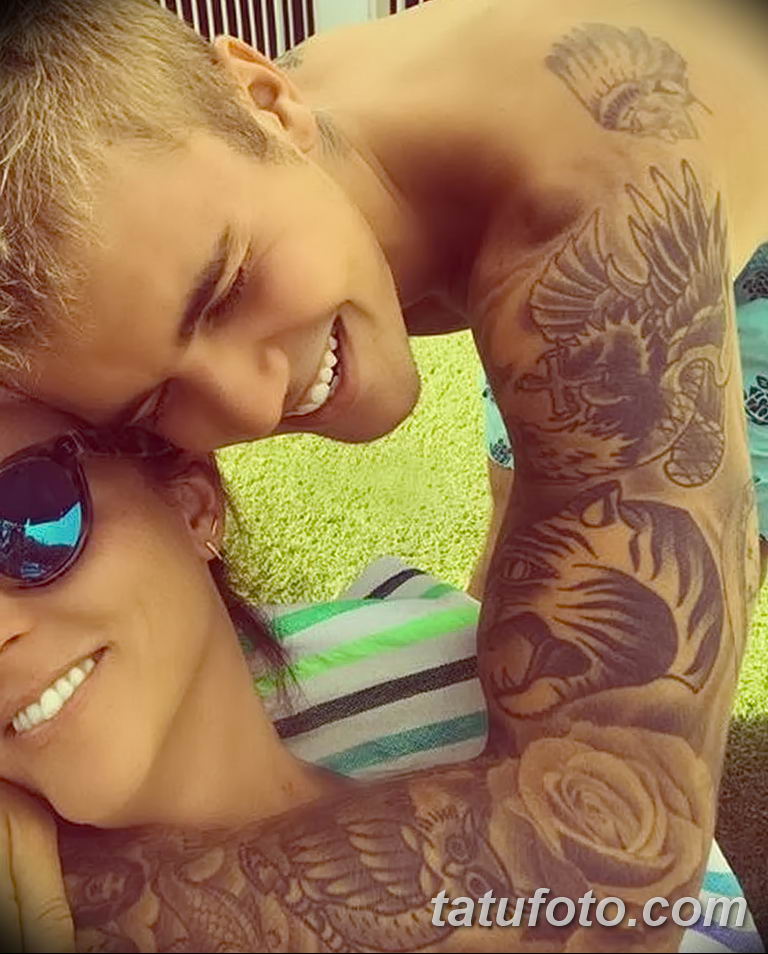 Justin Bieber - fotó a 23. oldal sas tetoválásához