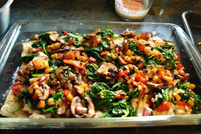 Recept na vegánske lasagne s dusenou zeleninou čo-všetko-vyzerá-na plechu