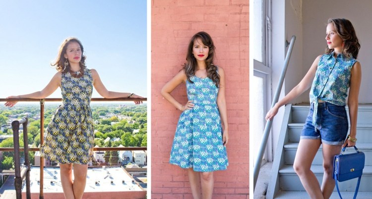 Vegánska móda od Mata Traders s ananásovými motívmi fashion-vegan-mata-obchodníci-ananásové motívy-šaty-blúzka