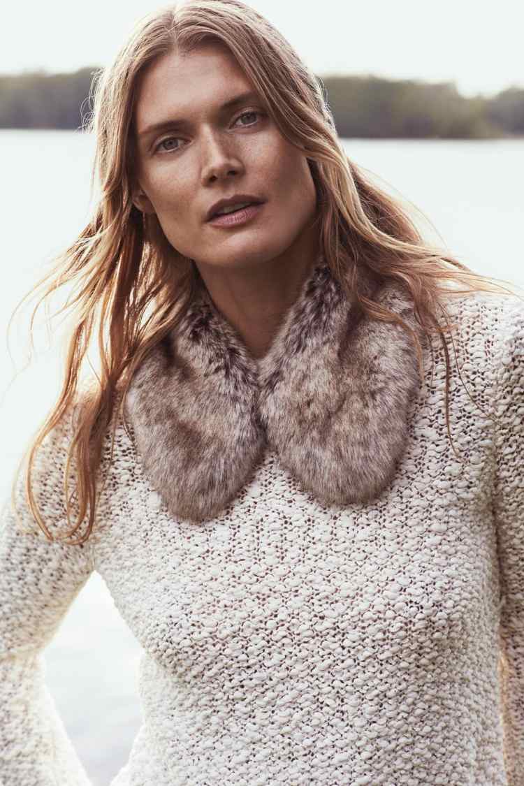 Obojok vyrobený z vegánskych materiálov od Helen Moore fashion-vegan-faux-fur-golier-helen-moore-pulter-idea