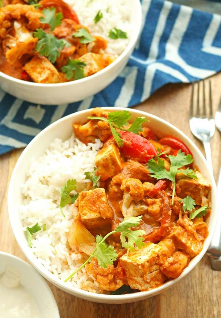 Recept na Tikka Masala vegan nápady na jednoduché recepty s tofu
