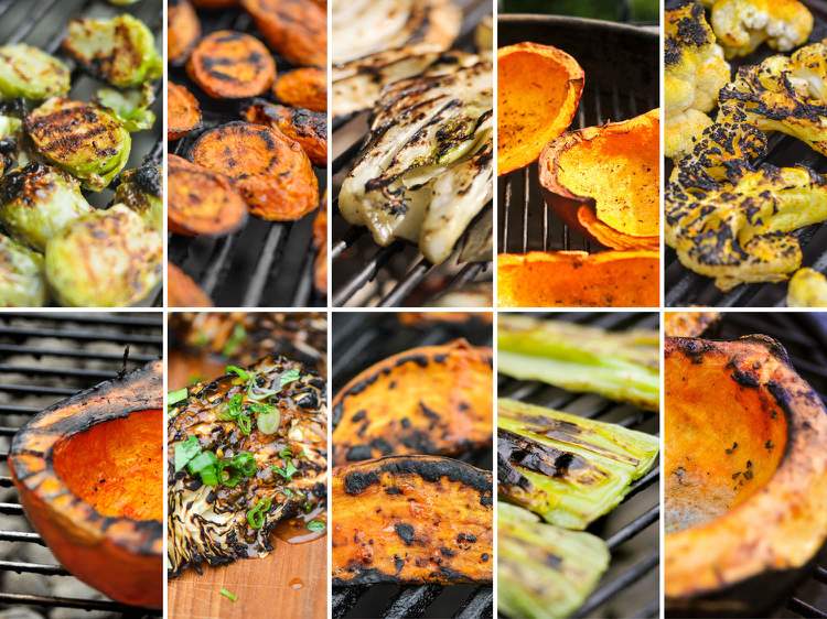 Vegetariánske tipy na grilovanie-priame-bez-hliníkovej-fólie-tepla