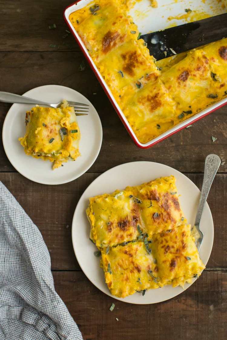 jedlo-lasagne-taliansko-tekvica-špenát