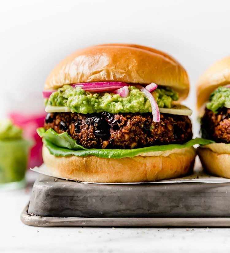 recept na vegánsky burger gril recepty vegetariánske huby