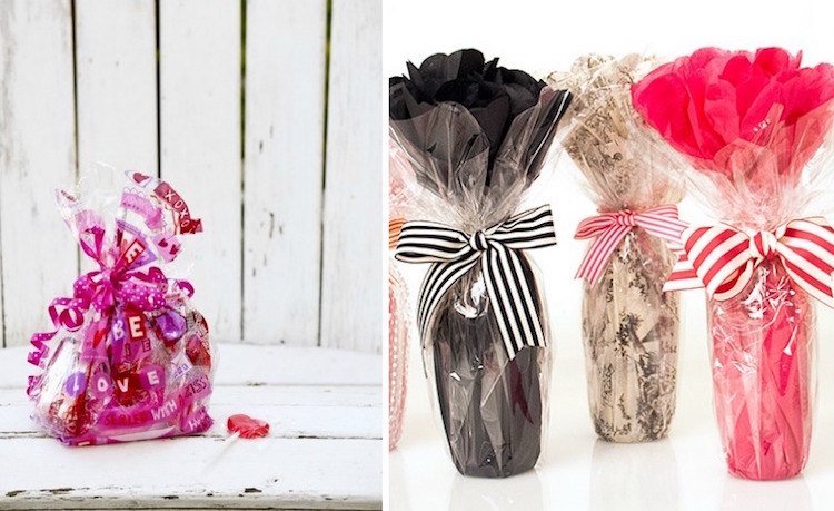 Balenie myšlienok baliacim papierom-darčeky-balenie-valentínska láska-darčeková fólia