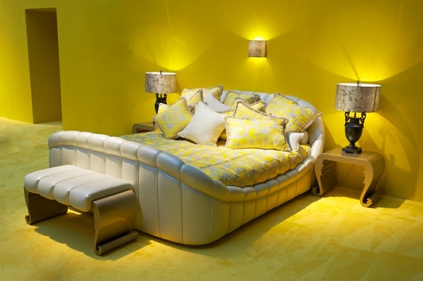 Kožená posteľ Versace Home Collection