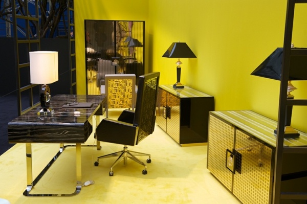 Kolekcia Versace-Home-kancelársky nábytok-zrkadlové povrchy