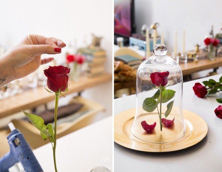 ružové sklo sami návod