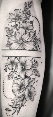 Zdjęcie tatuażu na temat wiosny 01.01.2020 №063 -wiosenny tatuaż-