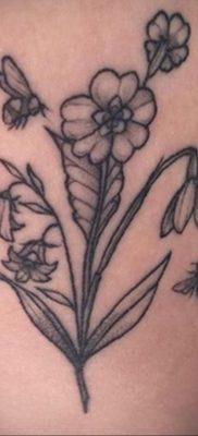 Zdjęcie tatuażu na temat wiosny 01.01.2020 №049 -wiosenny tatuaż-