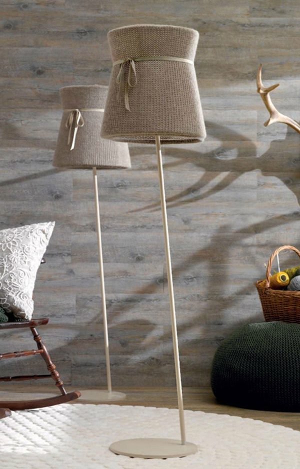 Moderné vlnené výrobky Stojanová lampa tieniaca lampa Doimo