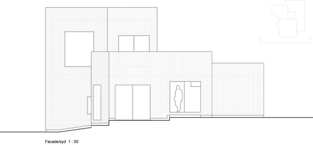 Čelný pohľad na vchod do Villa-Wienberg aarchus