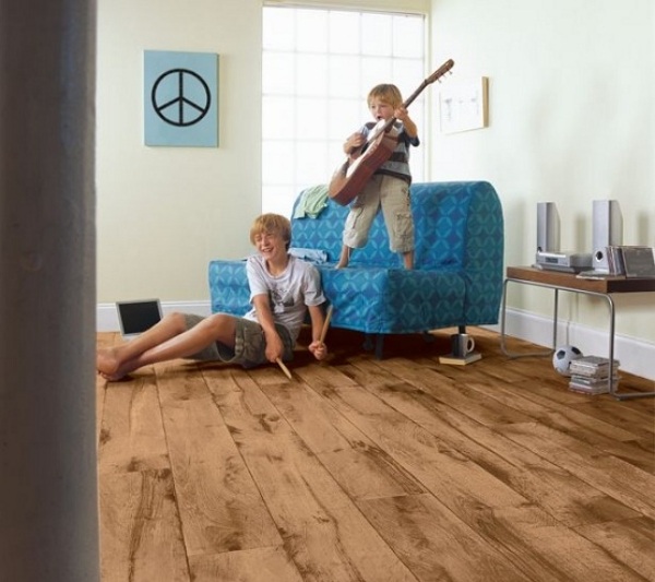 Nápady do detskej izby pre podlahové krytiny, vinylové podlahy s ľahkou údržbou, drevený vzhľad