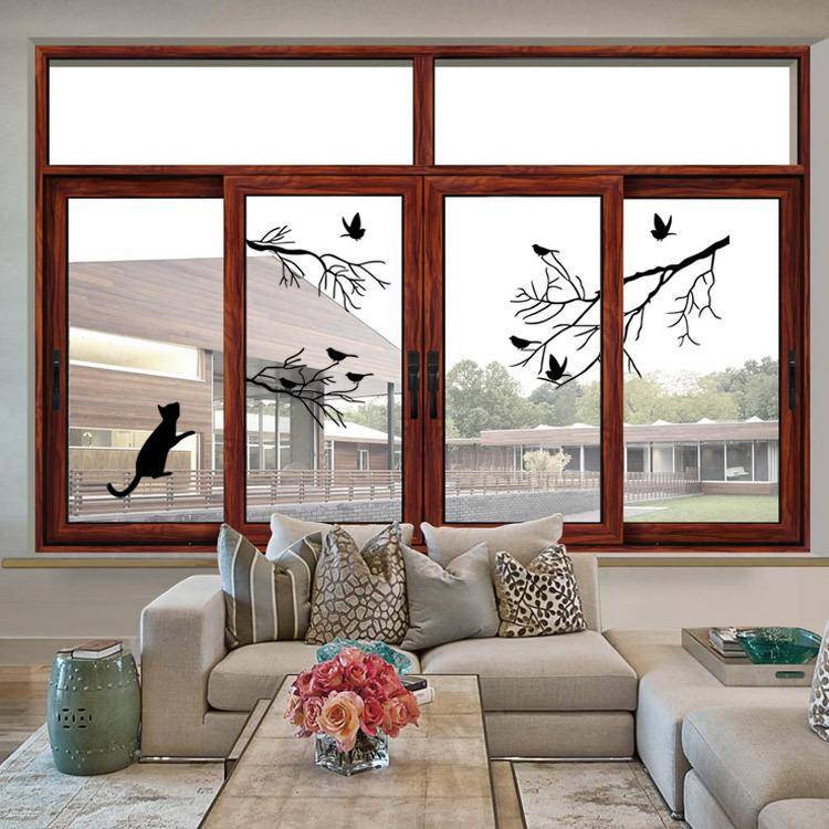 Vtáčia silueta Vtáčia silueta -sklo-sklo-vtáčik-dôkaz-dekorácia okna