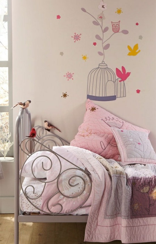 romantická ružová škôlka