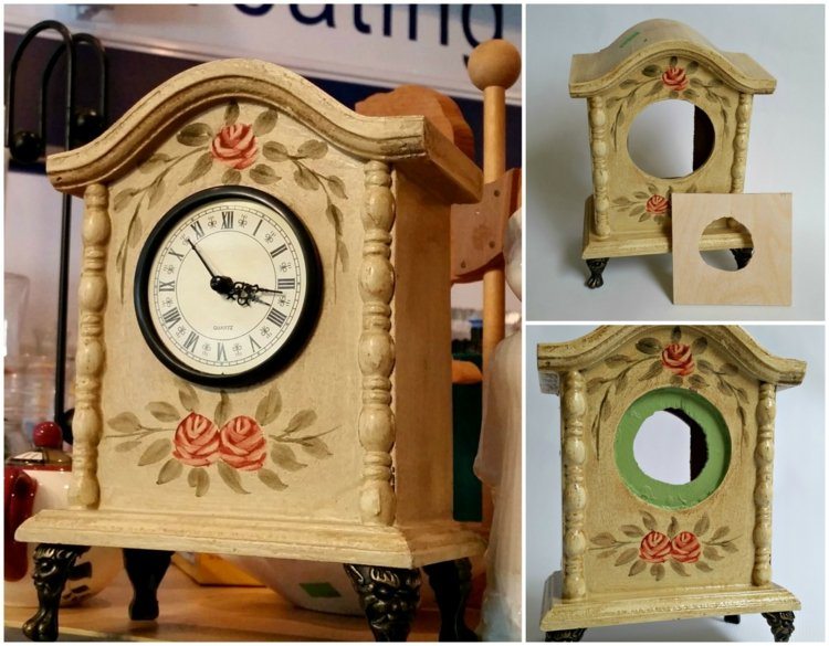 Postavte si vtáčiu búdku sami, odstráňte starý hodinový mechanizmus