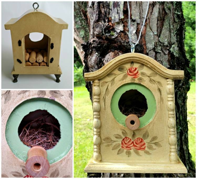 zátky pre vtáčie búdky-postavte si-staré-uhl-vešiaky