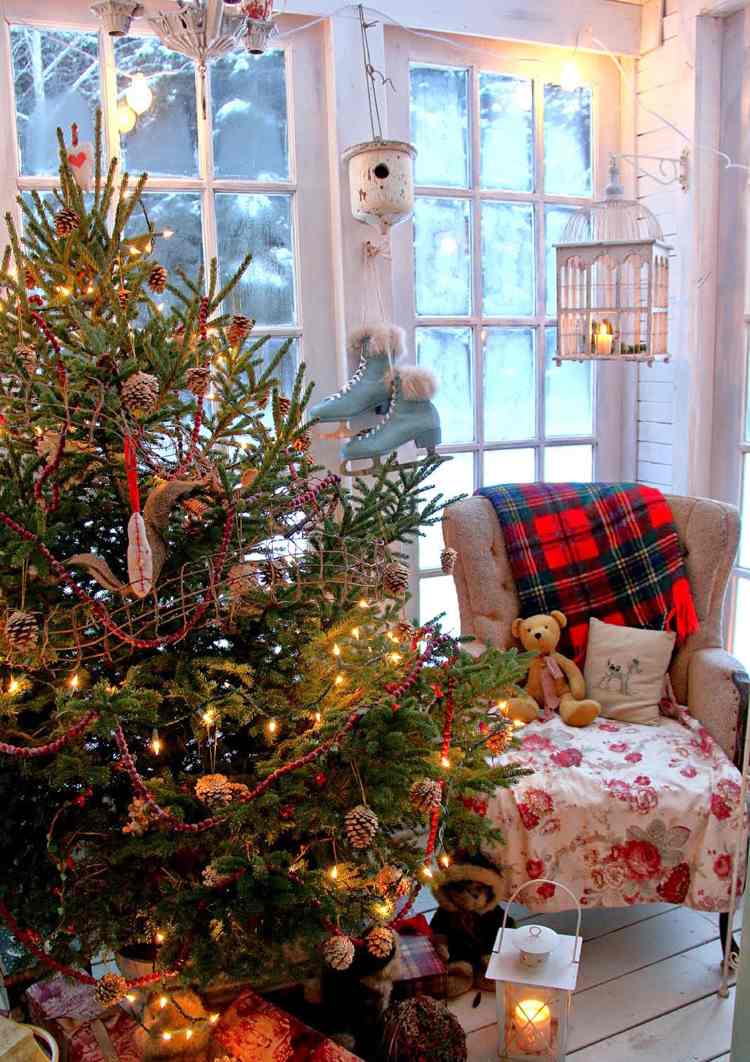 Dekorácia pre vtáčiu klietku dekorácia klietky pre vtáky vianočná malá biela bambusová sviečka