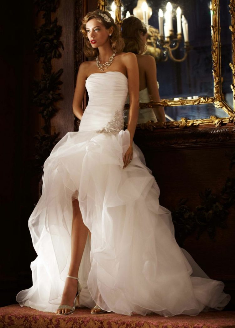 Mulletové svadobné šaty tylové svadobné šaty svadobné módne trendy