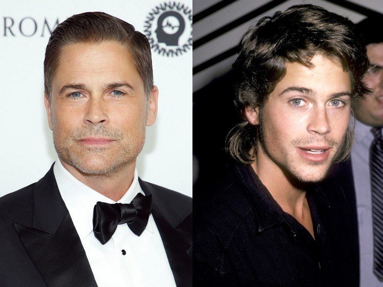 Účes Robe Lowe Celebrity Mullet 2021