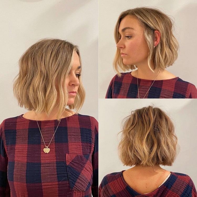 Najlepší strih objemu pre jemné vlasy tupý bob