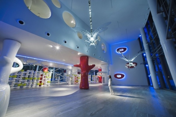 Futuristický dizajn interiéru B4 Milano