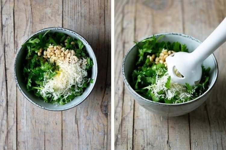 Pripravte si petržlenové pesto podľa receptu na ručný mixér