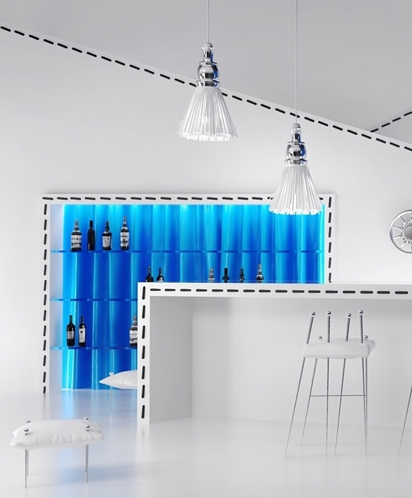 Reštaurácia Design Bar Club Moderný nábytok Interiér Wamhouse Reštaurácia Design Bar Club Interiérový dizajn moderného nábytku Wamhouse Collection XII