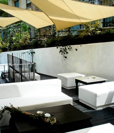 Terasa markízy ochrana pred slnkom ochrana súkromia mesto