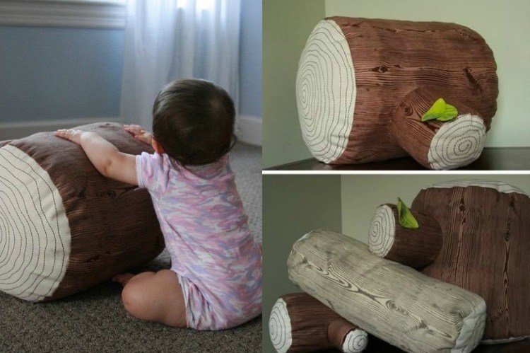 detská izba-les-dekorácia-vankúš-kmeň-stromu-kreatívna-myšlienka-vyrob si sám