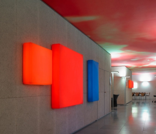 Stenové a stropné obloženie Troldtekt svetelné Obklady stien a stropov žiariace Troldtekt