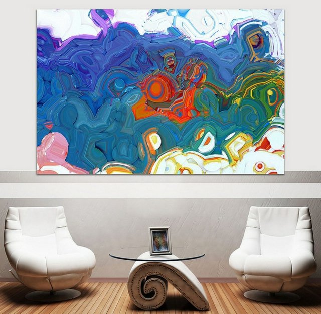 Nápady na výzdobu stien umelecké diela