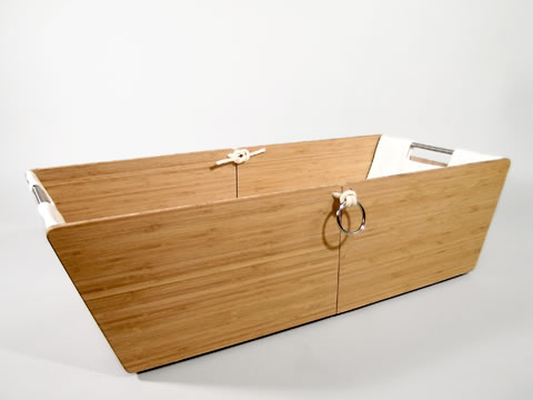 Hniezdo z detského košíka YiAhn z bavlneného bambusu